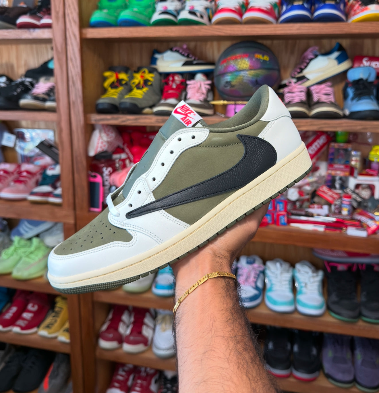 A Closer Look at the Travis Scott x Air Jordan 1 Low OG SP “Medium Olive”