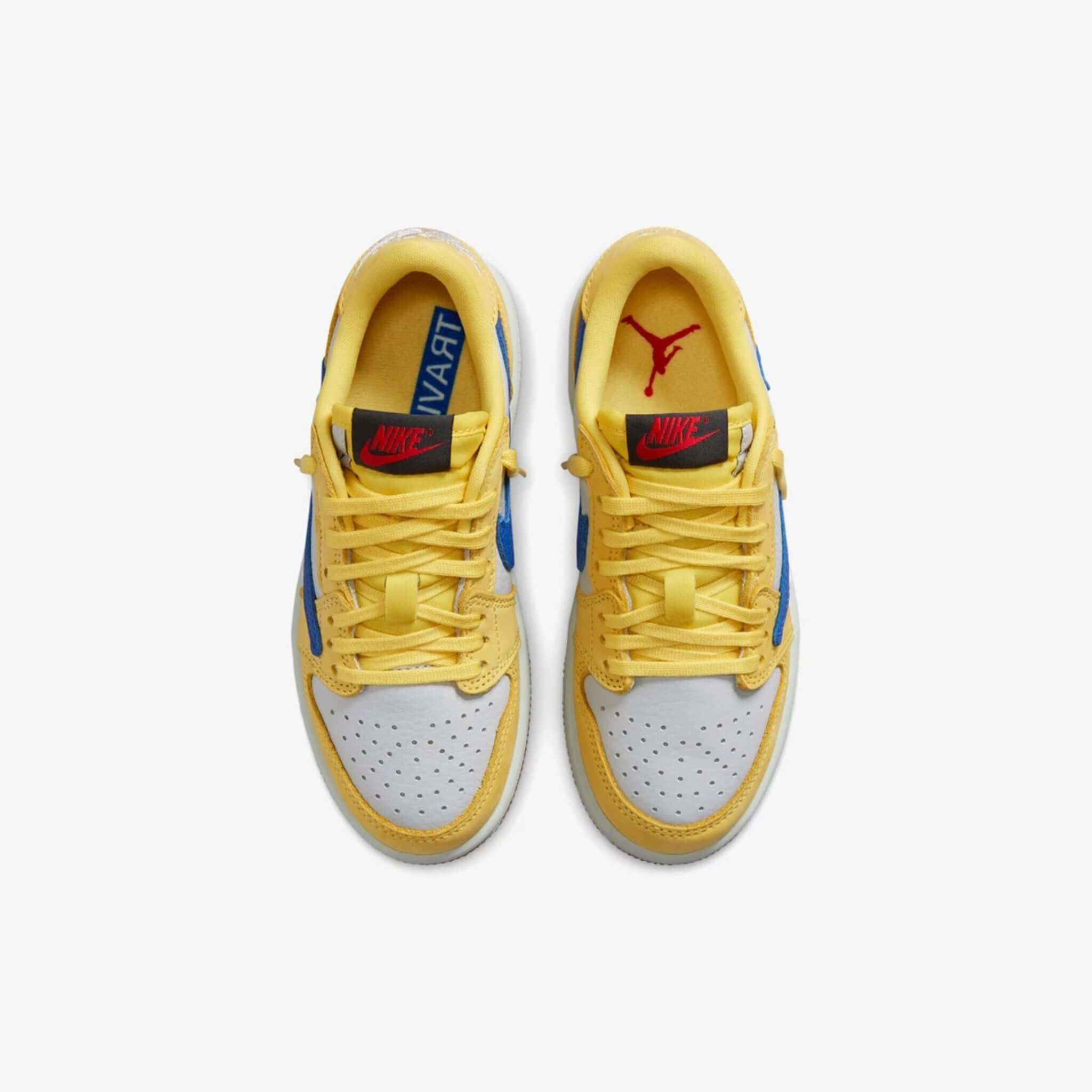 Travis Scott x Air Jordan 1 Low OG (W) "Canary" / “Elkins” (PS)