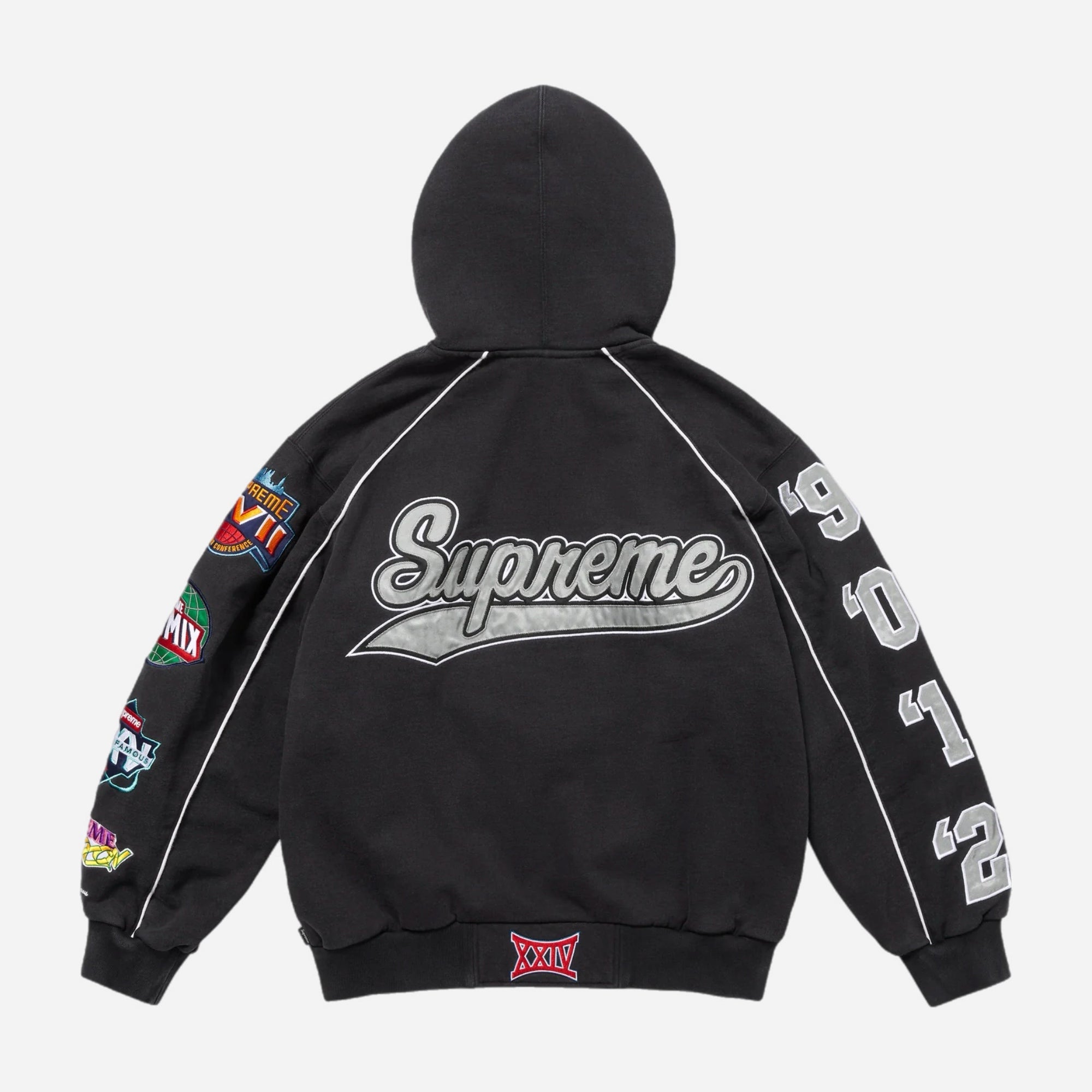 Supreme Playoffs Zip Up Hooded Sweatshirt