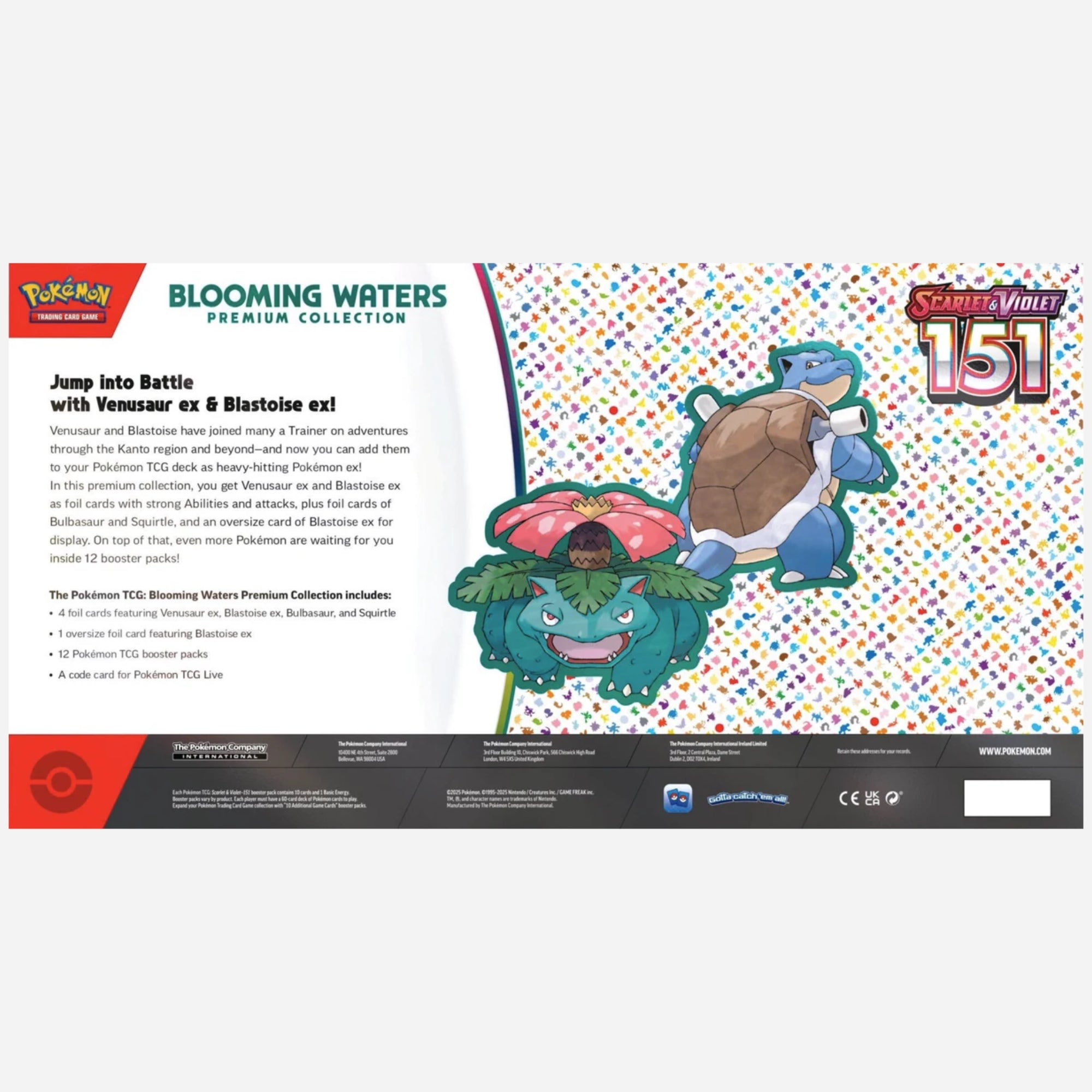 Pokemon 151 Blooming Waters Premium Collection