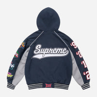 Supreme Playoffs Zip Up Hooded Sweatshirt