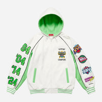 Supreme Playoffs Zip Up Hooded Sweatshirt