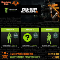 Monster Energy x Call of Duty: Black Ops 6 Promotion Codes