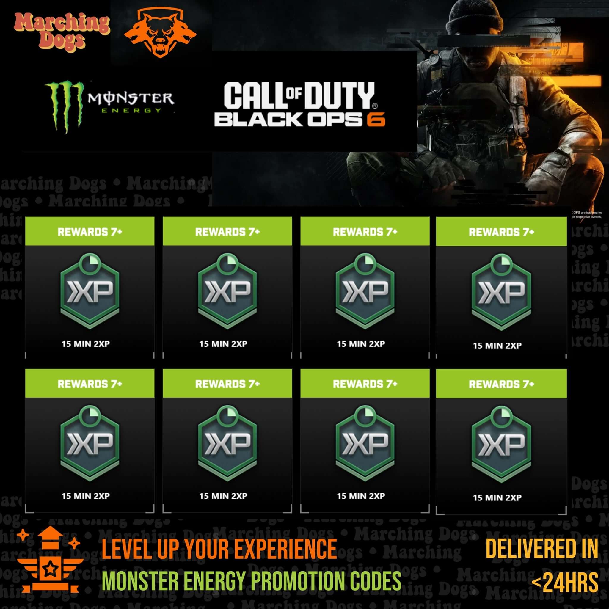 Monster Energy x Call of Duty: Black Ops 6 Promotion Codes