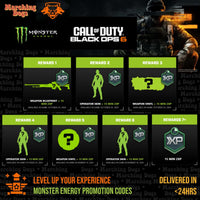 Monster Energy x Call of Duty: Black Ops 6 Promotion Codes