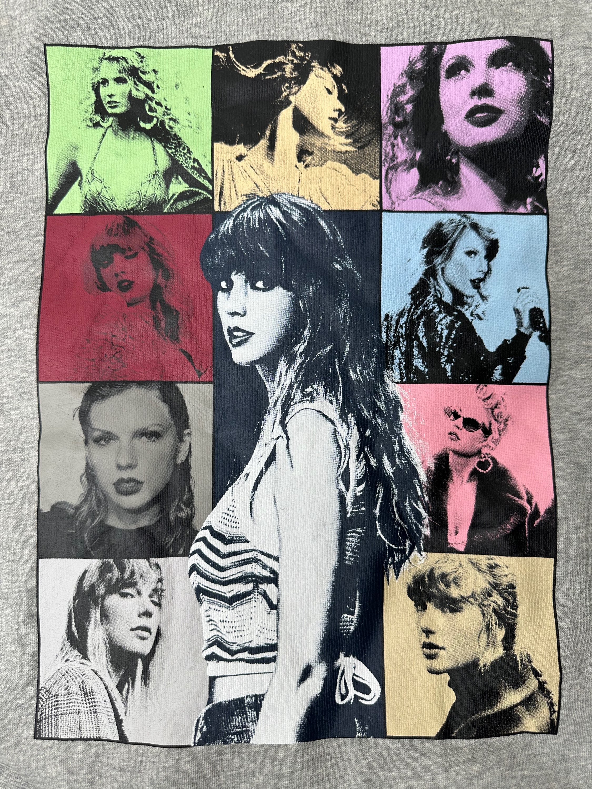 Taylor Swift - 'The Eras Tour' - Cremallera de un cuarto en gris jaspeado
